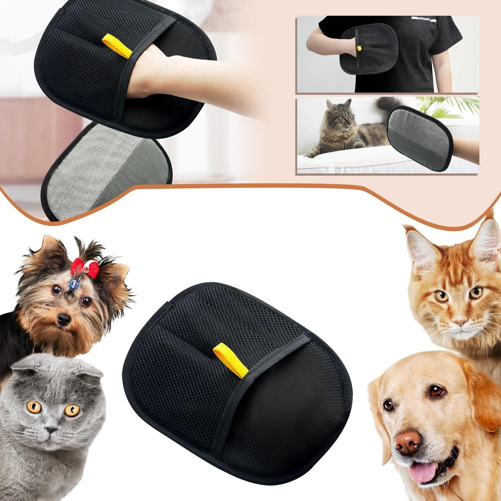 Electrostatic Pet Hair Removal Gloves - Effortless Grooming Tool for Cats and Dogs